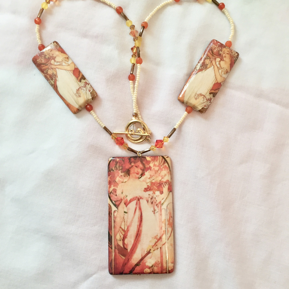 Art Nouveau necklace